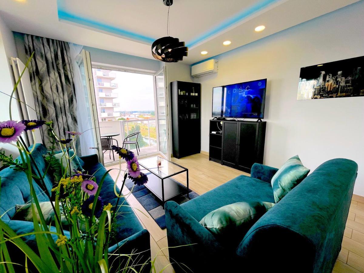 Apartament Z Tarasem I Widokiem Na Odre Wroclaw Dış mekan fotoğraf